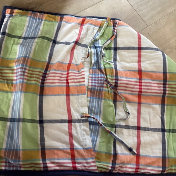 Pottery barn kids sham twin size quilted plaid - Picture 2 of 4